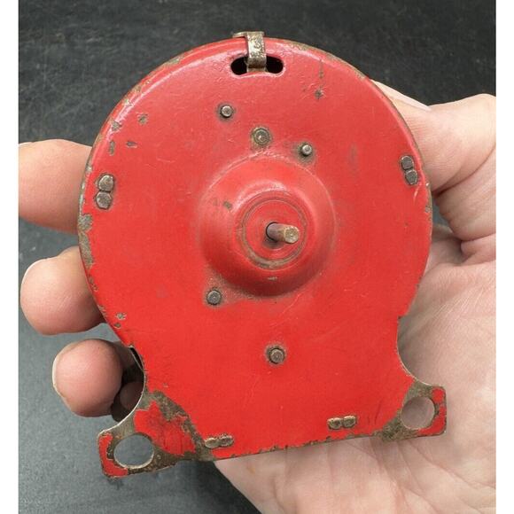 Rare Antique Tin Litho Tinker Toy Windup Motor Works! TO4 - Picture 6 of 10